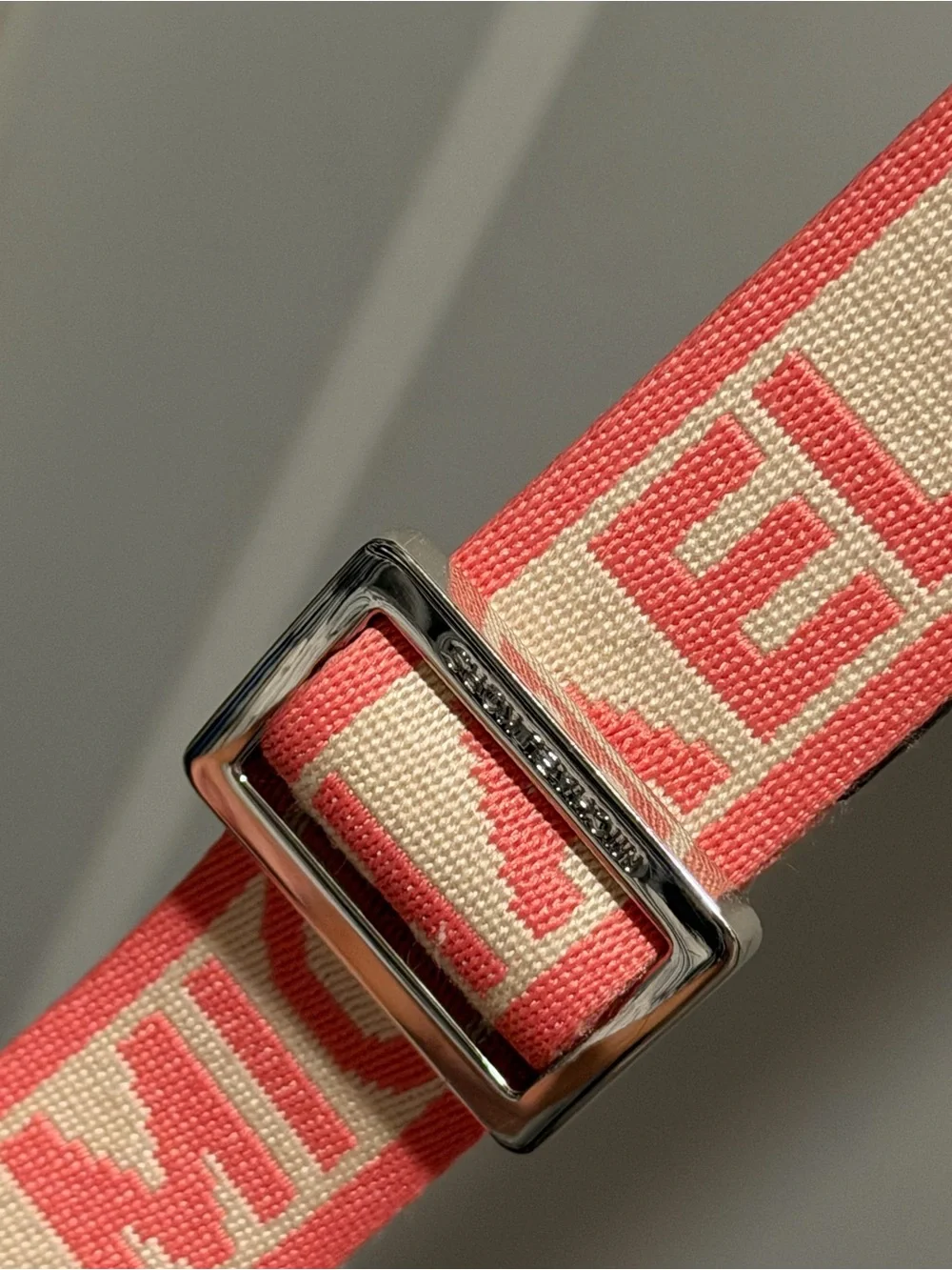 Michael Kors Pink and Cream Strap with Logo